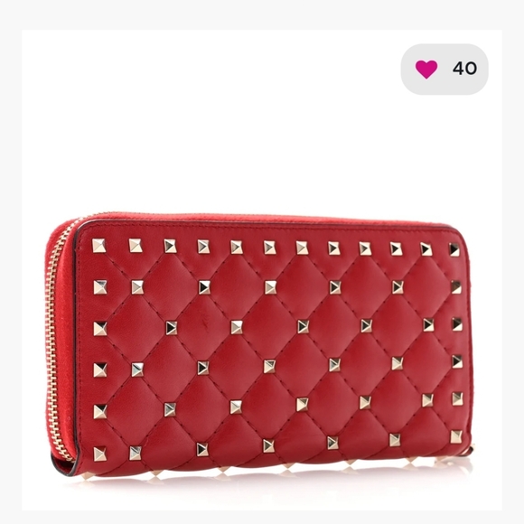 Valentino Garavani Red Wallet - Picture 7 of 13